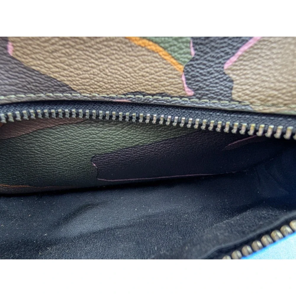 Coach Charlie Backpack F31452 Medium Wild Camo Print Camouflage Women Bag